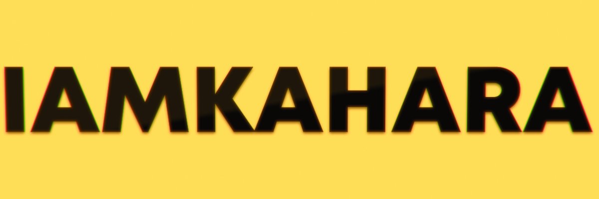 iamkahara's profile banner image