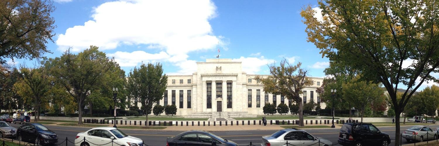 Federal Reserve's banner