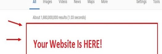 Rank your website banner