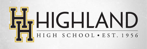 Highland High banner