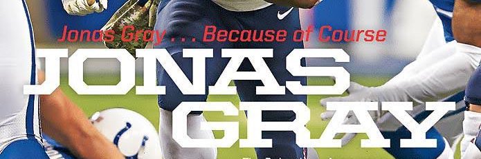 Jonas Gray's banner