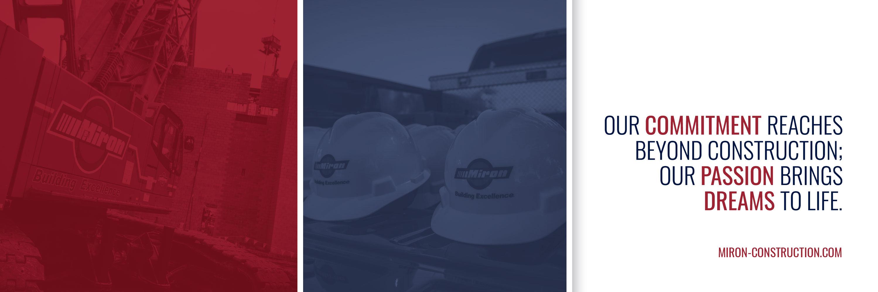 Miron Construction banner