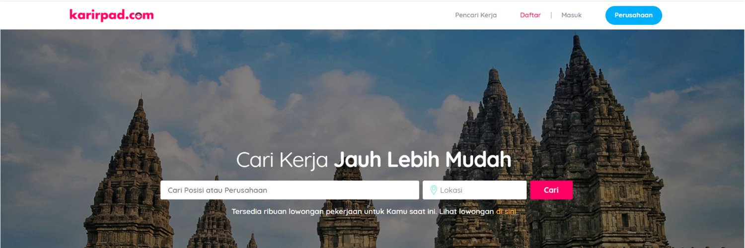 karirpad's profile banner image