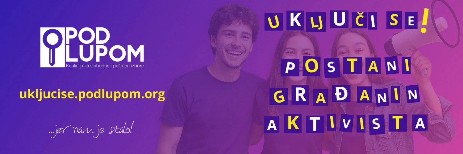 Koalicija Pod lupom banner