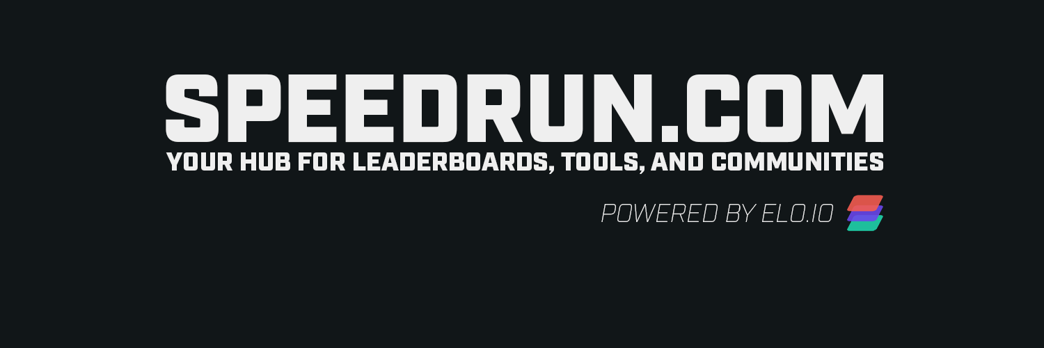 Speedrun.com banner