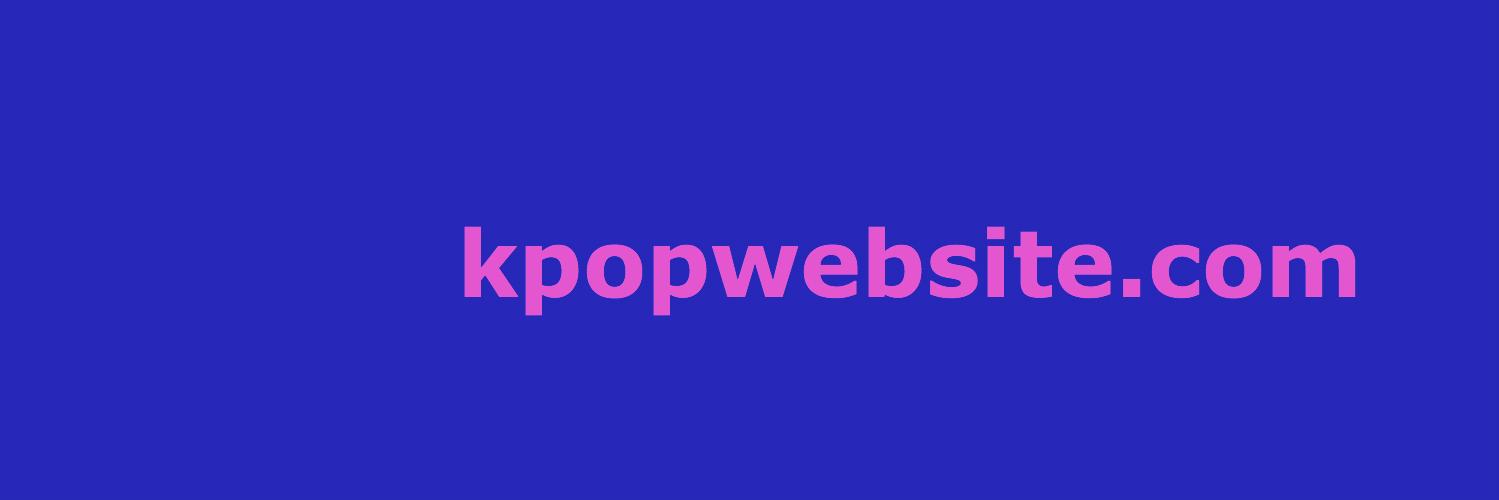 kpopwebsite's profile banner image