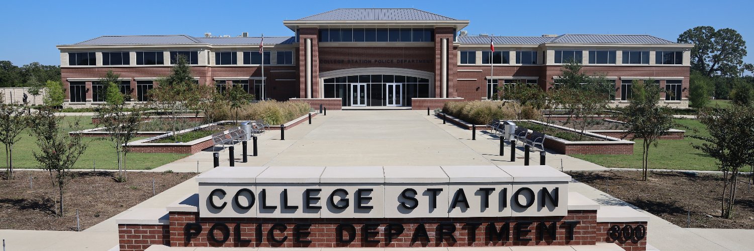 College Station Police Department banner