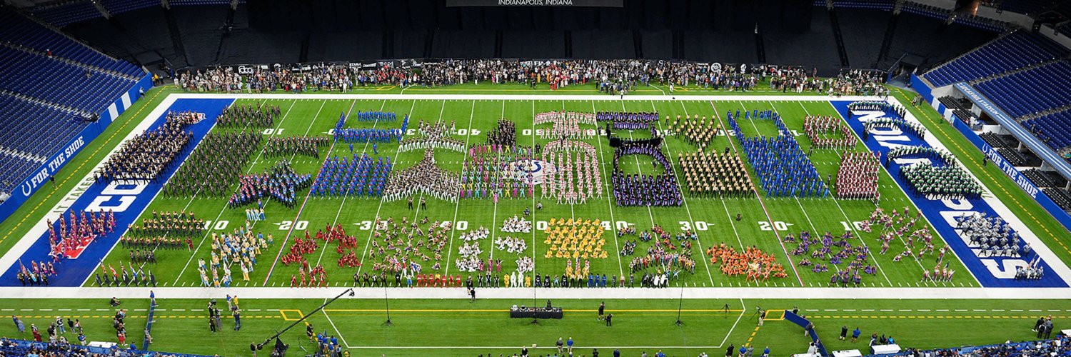 Drum Corps International's banner