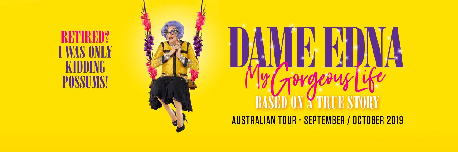 Dame Edna Everage banner