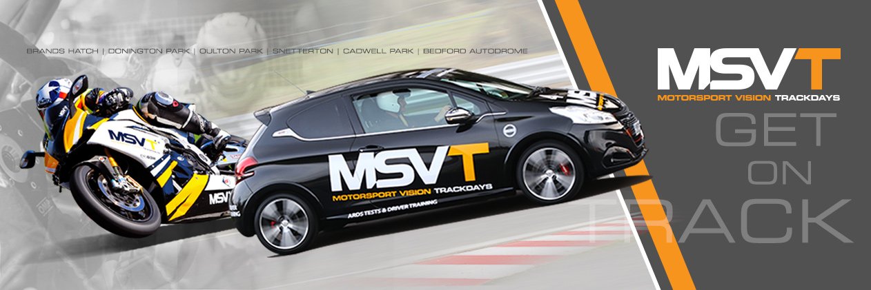 MSV Trackdays banner