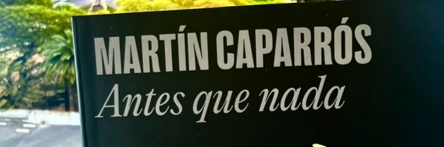 Martín Caparrós's banner