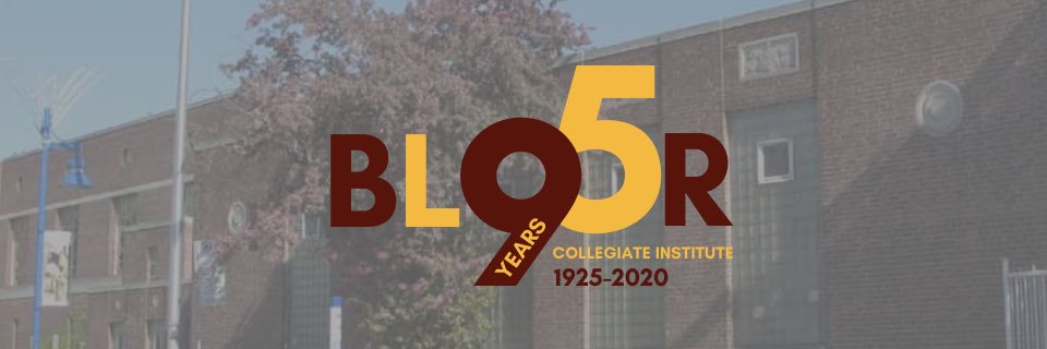Bloor Collegiate Institute banner