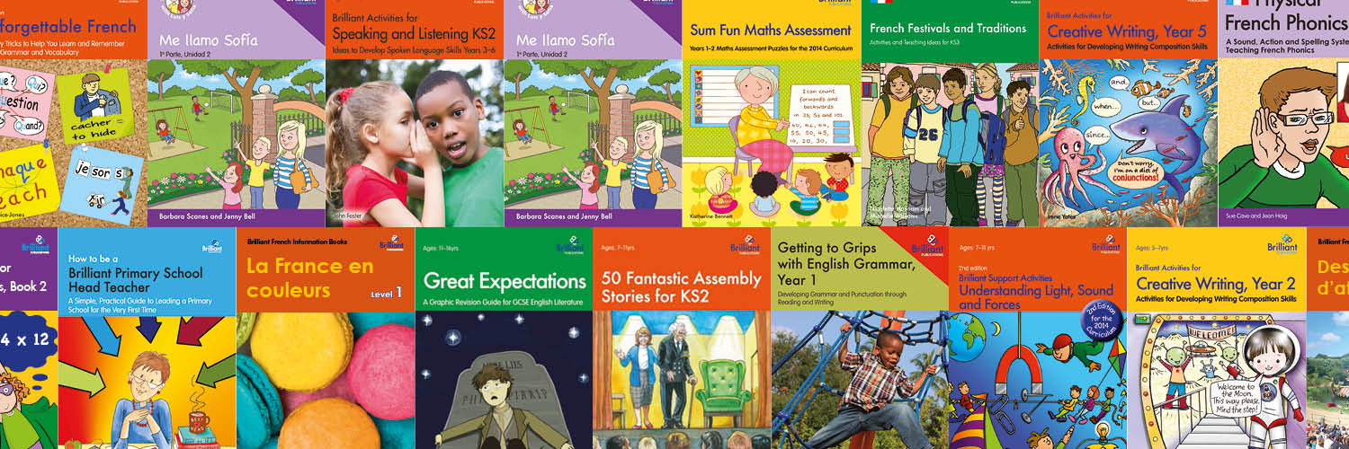 Priscilla Hannaford, Brilliant Publications banner