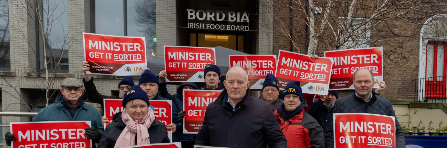 Irish Farmers' Association banner