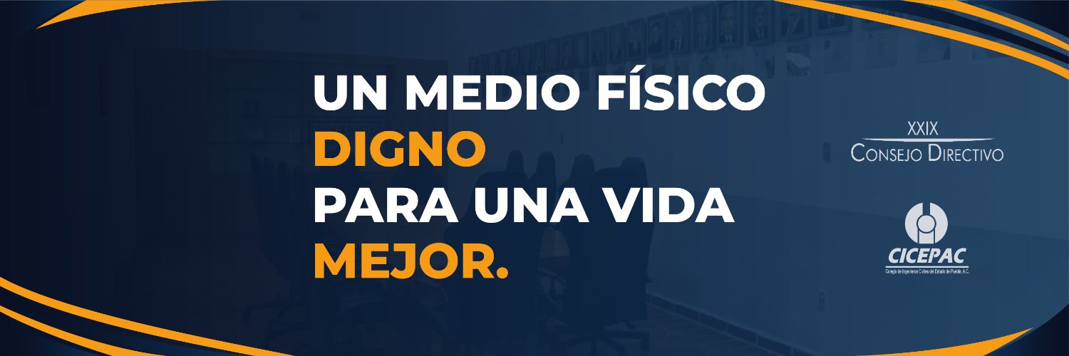 Colegio de Ingenieros Civiles del Estado de Puebla banner