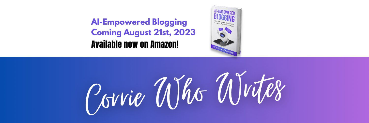 CorrieWhoWrites's profile banner image