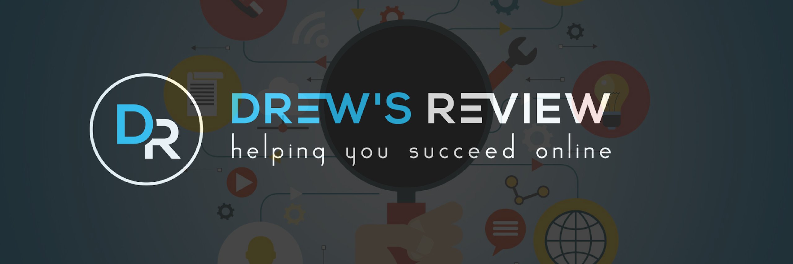 Drew's Review banner
