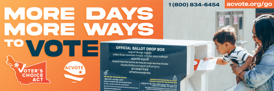 Alameda County Registrar of Voters banner