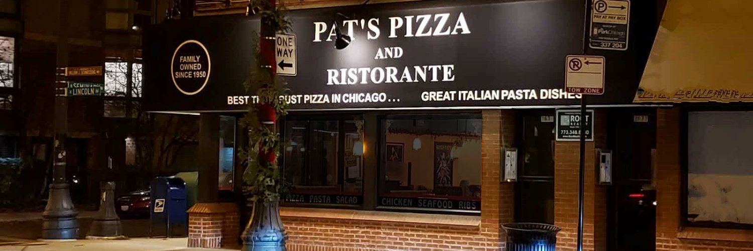 Pat's Pizza banner