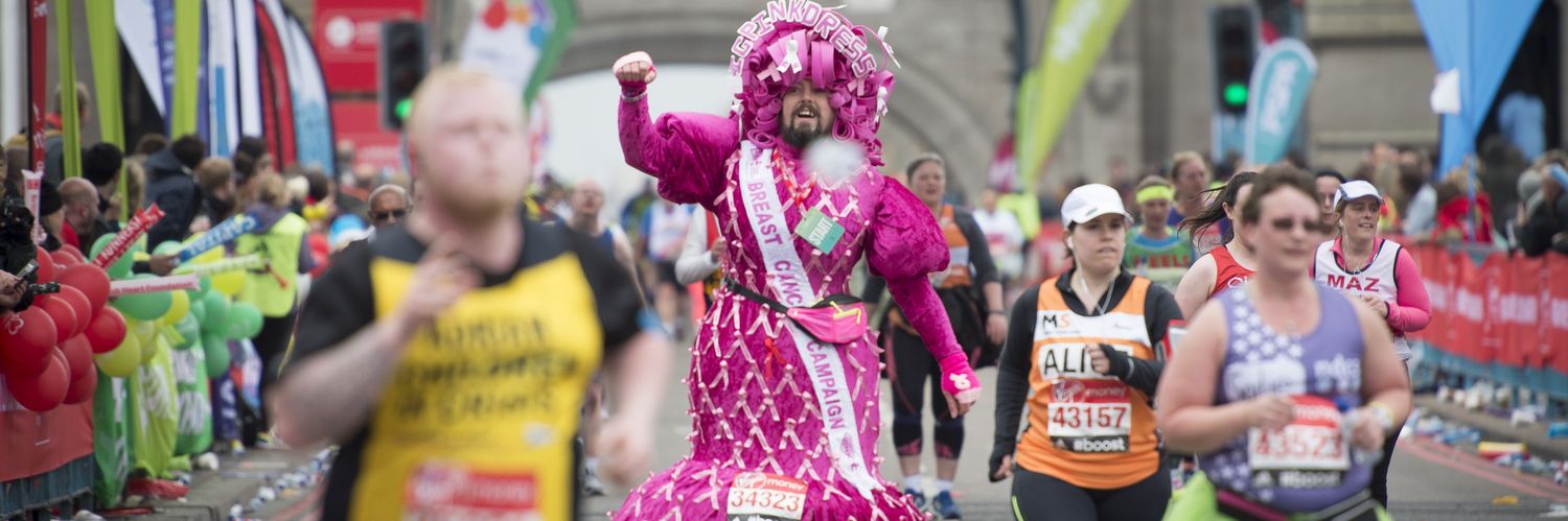 The official Big Pink Dress banner