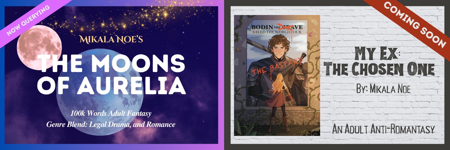 Mikala Writes Fantasy is ✨ querying ✨ banner