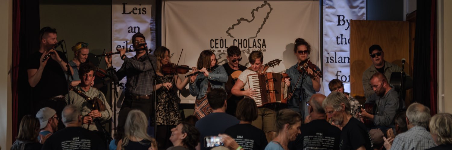 Ceòl Cholasa banner