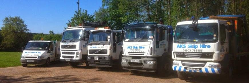 AKS Skip Hire banner