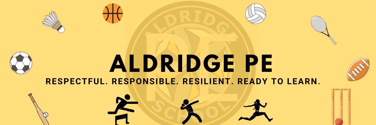 Aldridge School PE banner