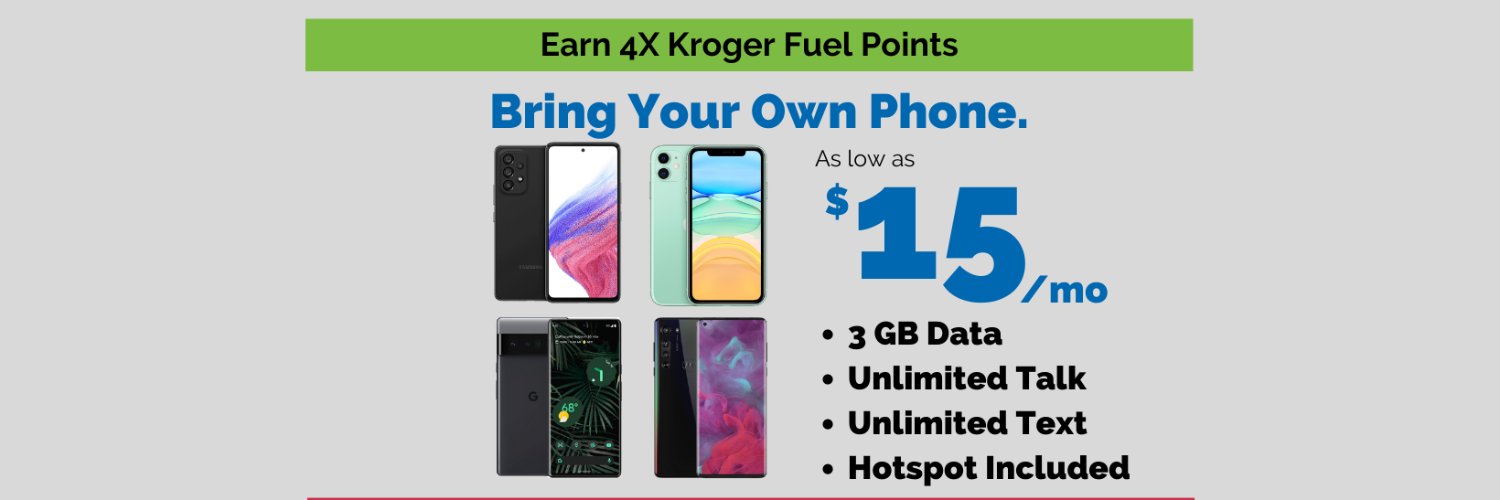 Kroger Wireless banner