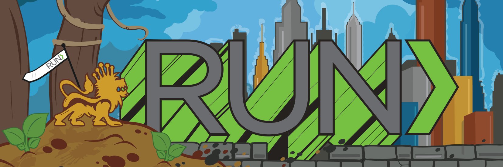 RUN banner