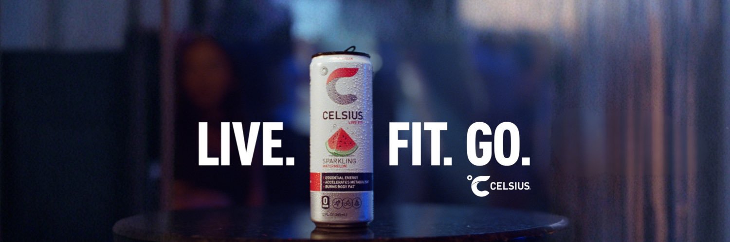 CELSIUS Energy Drink banner