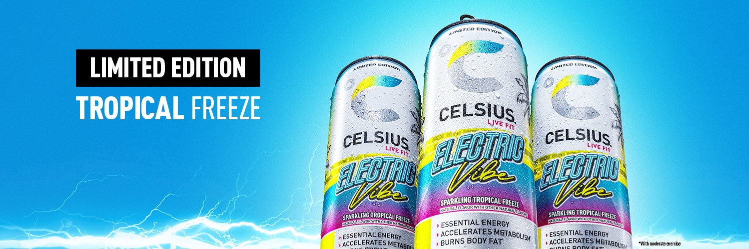 CELSIUS Energy Drink banner