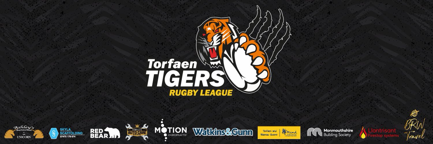 Torfaen Tigers RLFC🐯 Profile Banner