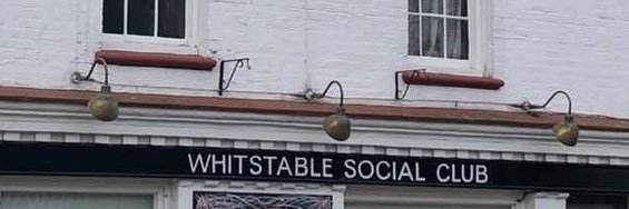 Supporters of The Whitstable Social Club banner