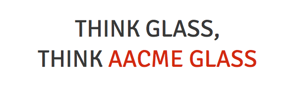 AacmeGlass's profile banner image