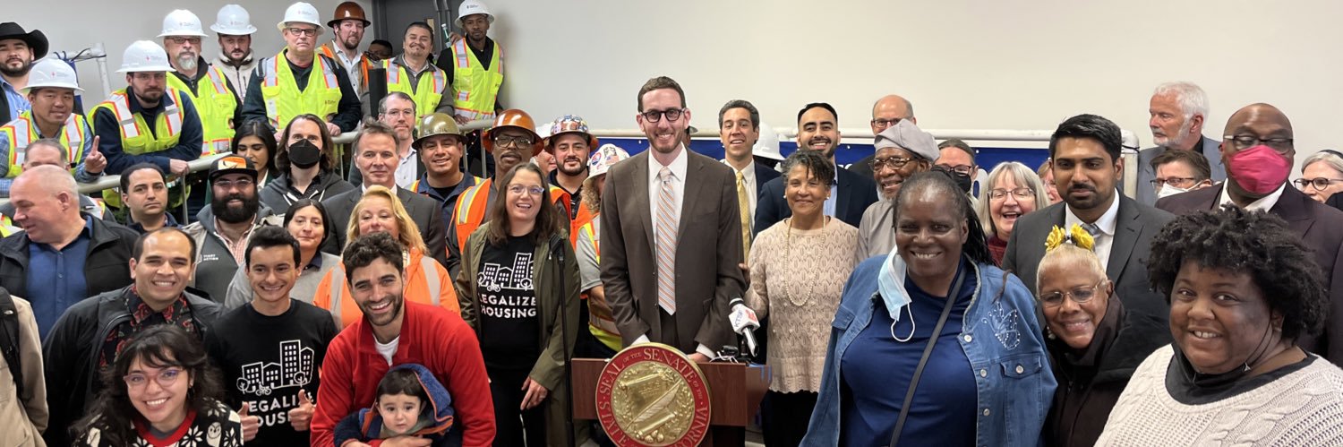 Senator Scott Wiener's banner