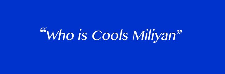 CoolsMiliyan's profile banner image