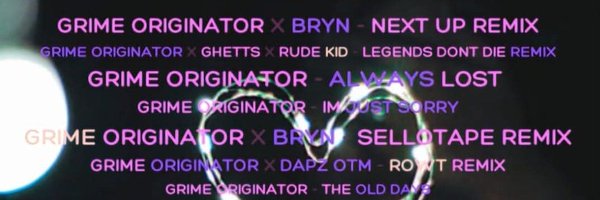 GrimeOriginator Profile Banner