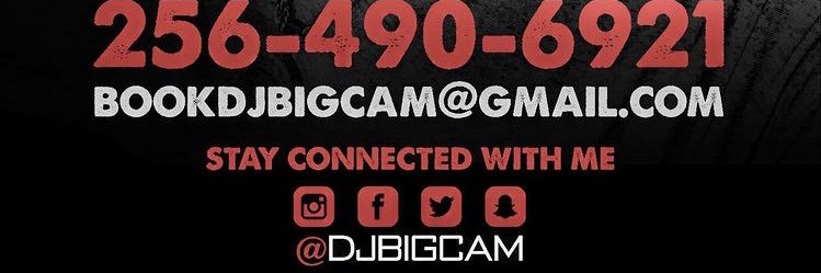 djbigcam's profile banner image