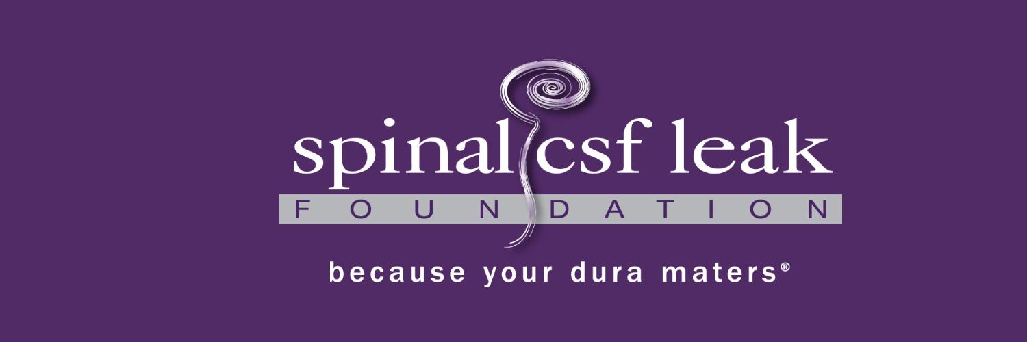 Spinal CSF Leak Foundation's banner