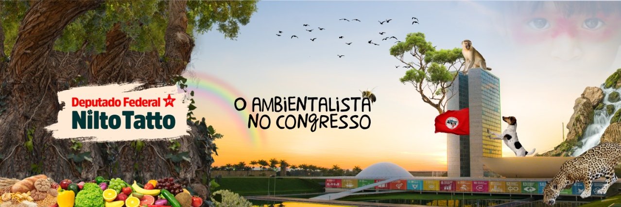 Nilto Tatto 🍀 O Ambientalista no Congresso 🇧🇷 banner
