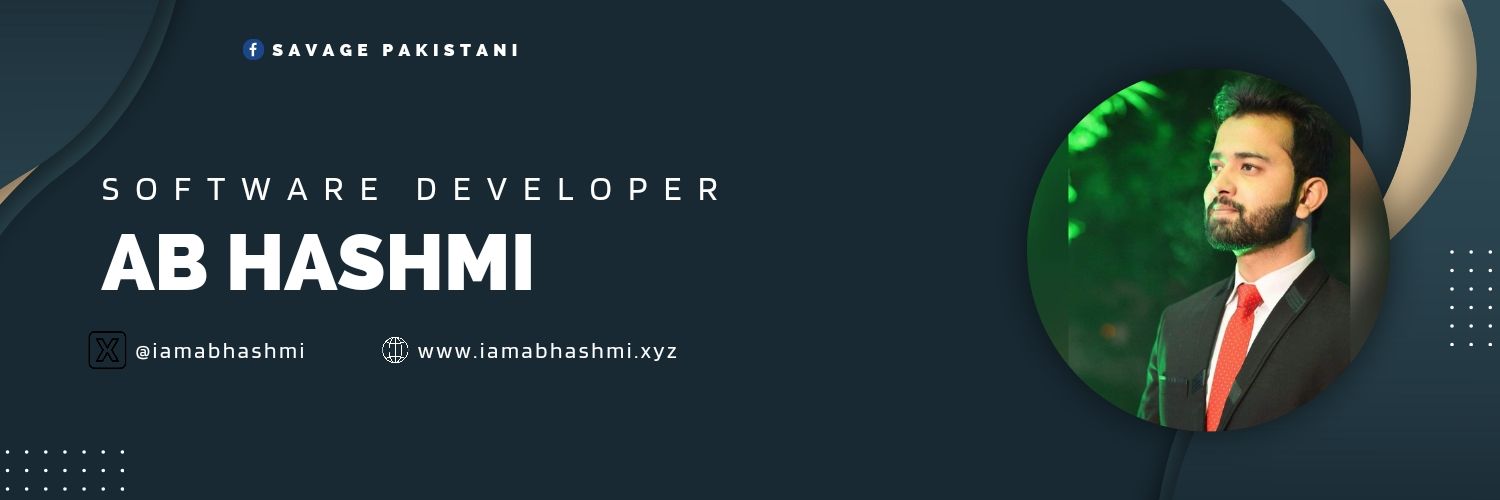iamabhashmi's profile banner image