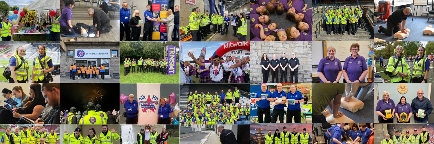 St Andrew's First Aid banner