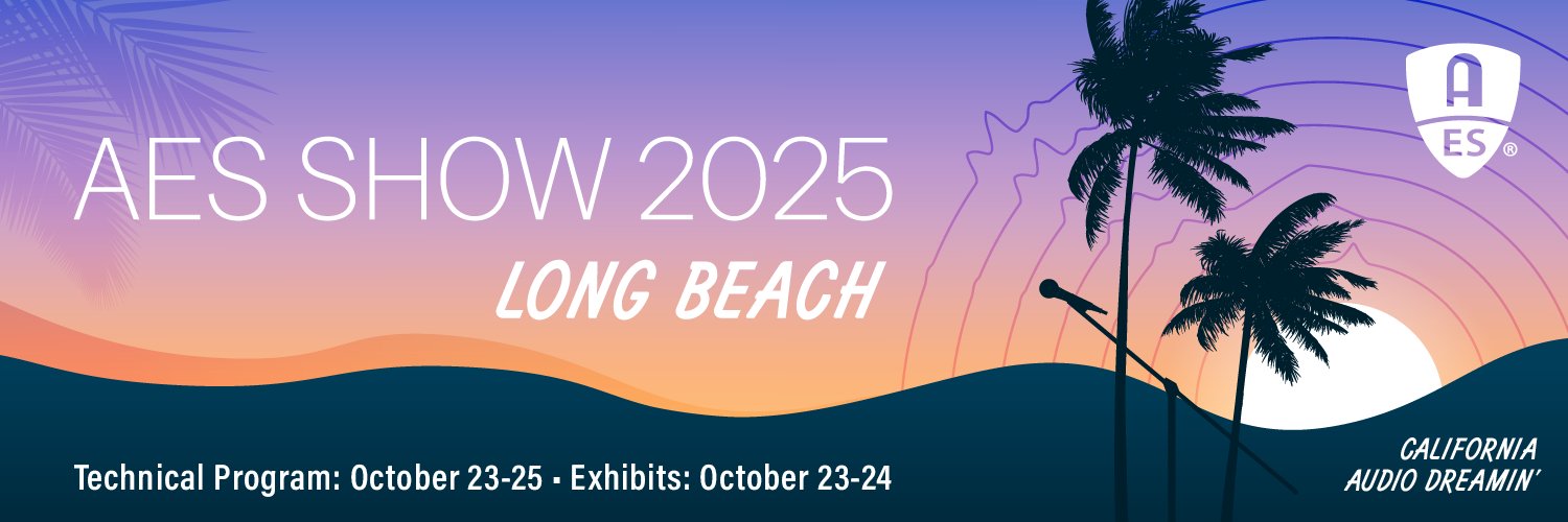 Audio Engineering Society banner