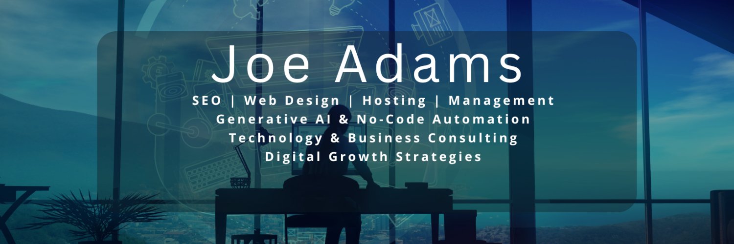 vJoeAdams's profile banner image