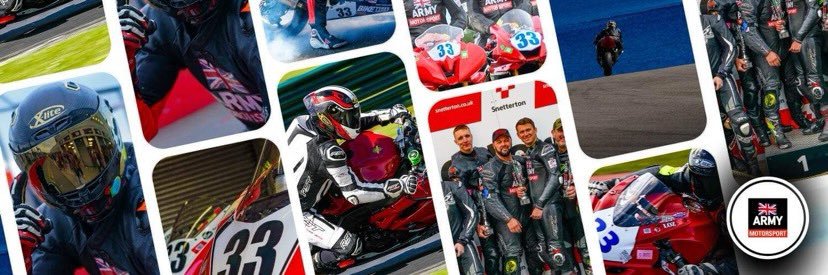 Army Motorcycle Road Race Team banner