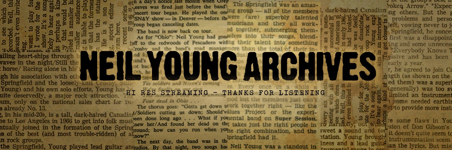 Neil Young banner