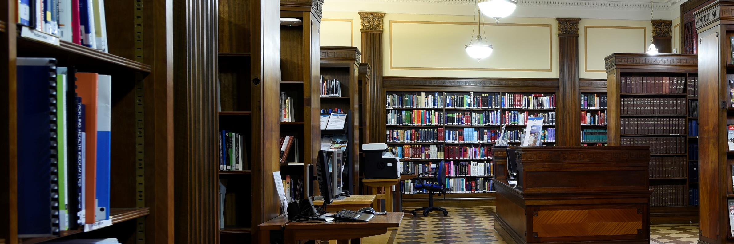 N I Assembly Library banner