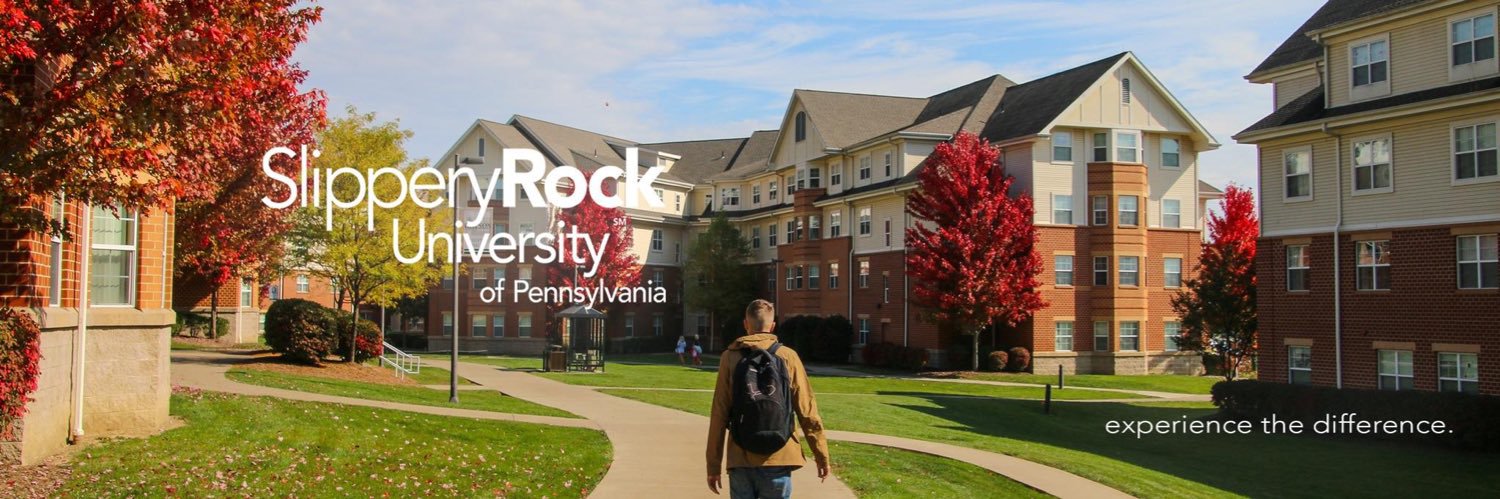 Slippery Rock University banner