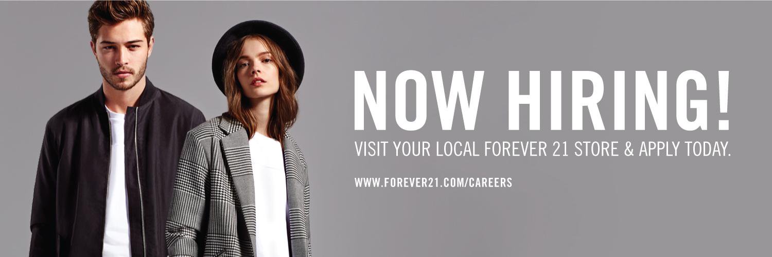 Forever 21 Careers banner